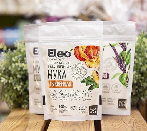 Miniatura 5 de Eleo Harina de linaza Siberiana totalmente natural, sin gluten, 150 g  5.29 oz