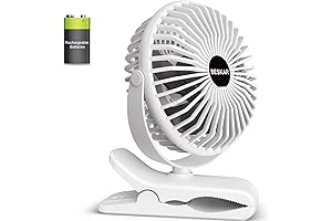 BESKAR Rechargeable Table Fan: Portable Comfort at Your Fingertips