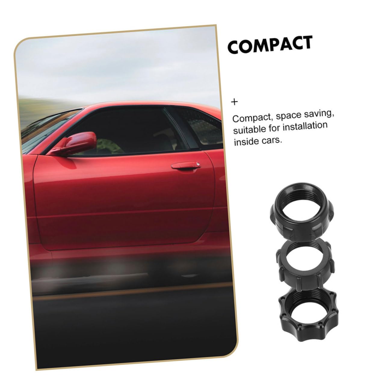 ULTECHNOVO Car Mount Ball-Joint Fixed Adapter Tightening Ring 15pcs Including Torx And Octagonal Screws For Adjustable Wireless Charging And Phone Holder