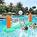 Inflatable Pool Volleyball Set & Basketball Hoop