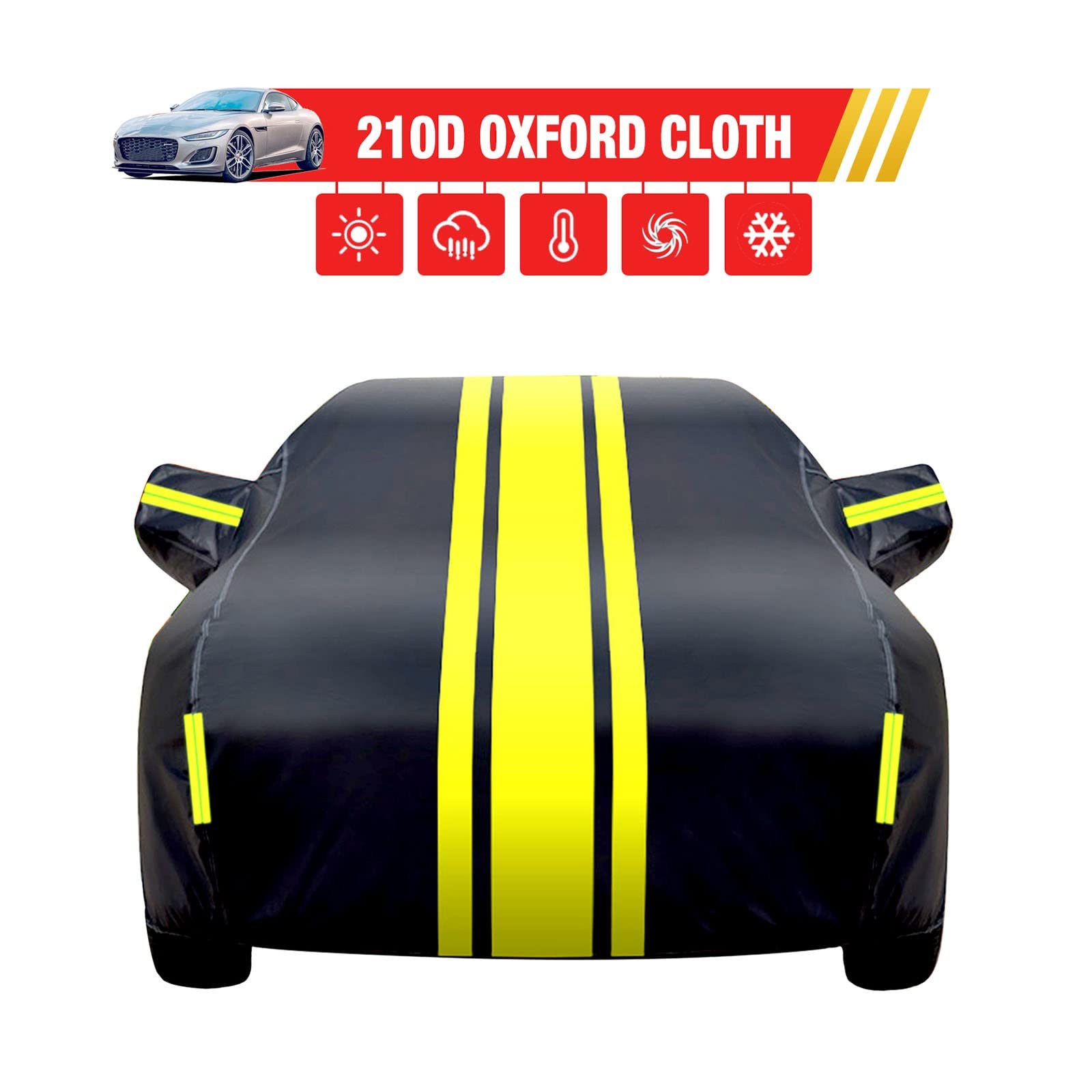 Heavy Duty 5 Layer Oxford Waterproof Protective All In One Sedan Suv