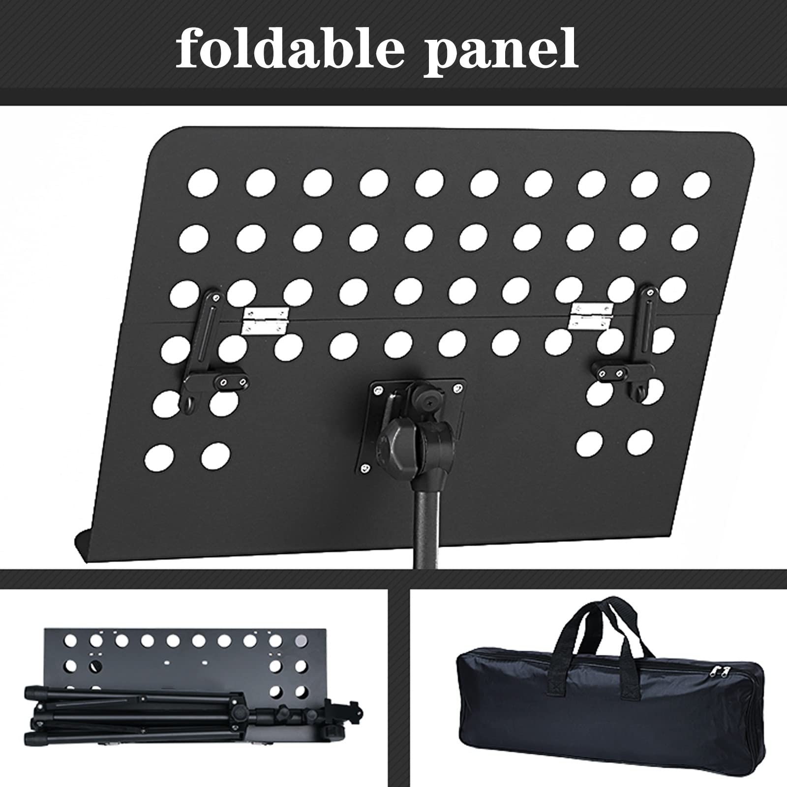 HJXGQJM Leggio Musicale Pieghevole, Leggio for Spartiti in Metallo, for Cantanti Orchestra Musica Spartiti, L'orchestra Professionale del Leggio È Portatile E Leggera Leggio per spartiti(Pink)