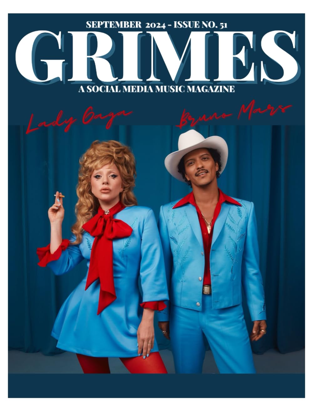 Grimes Magazine. The September 2024 Issue: This issue features Bruno Mars and Lady Gaga