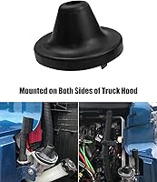 Vista 4 de Parachoques trasero para Freightliner Cascadia sustituye a A18-59704-000 A17-20868-000, cono de tope de capó y parachoques