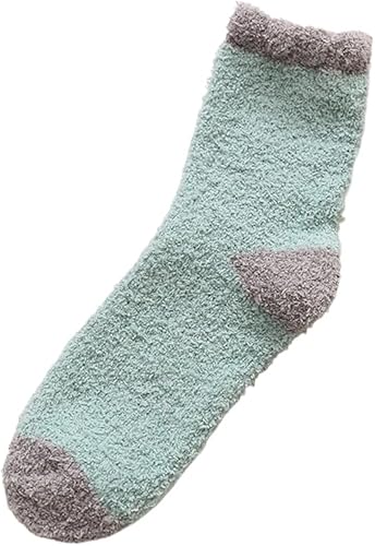 TRENIS Winter Socks Colorful Sock Thickened Insulation Home Socks Minimalist Floor SocKs Sleep SockS
