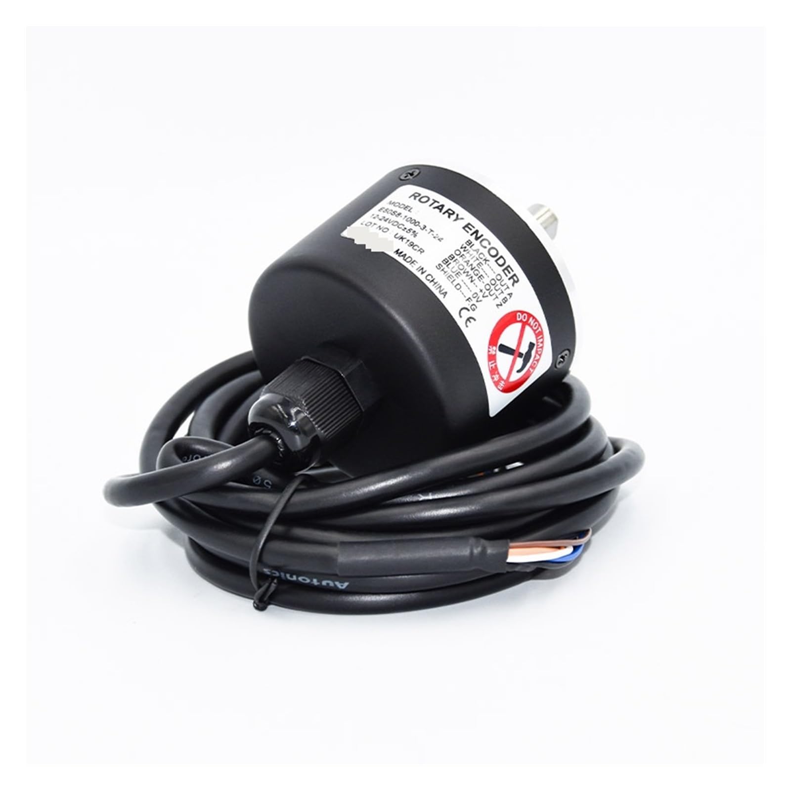Encoder Rotatorio, Codificador Rotatorio Codificador Incremental Codificador Fotoeléctrico AUTONICS Codificador Rotatorio E50S8-3-T-24-1000P/R 3-N-24 6-L-5(1000PR)