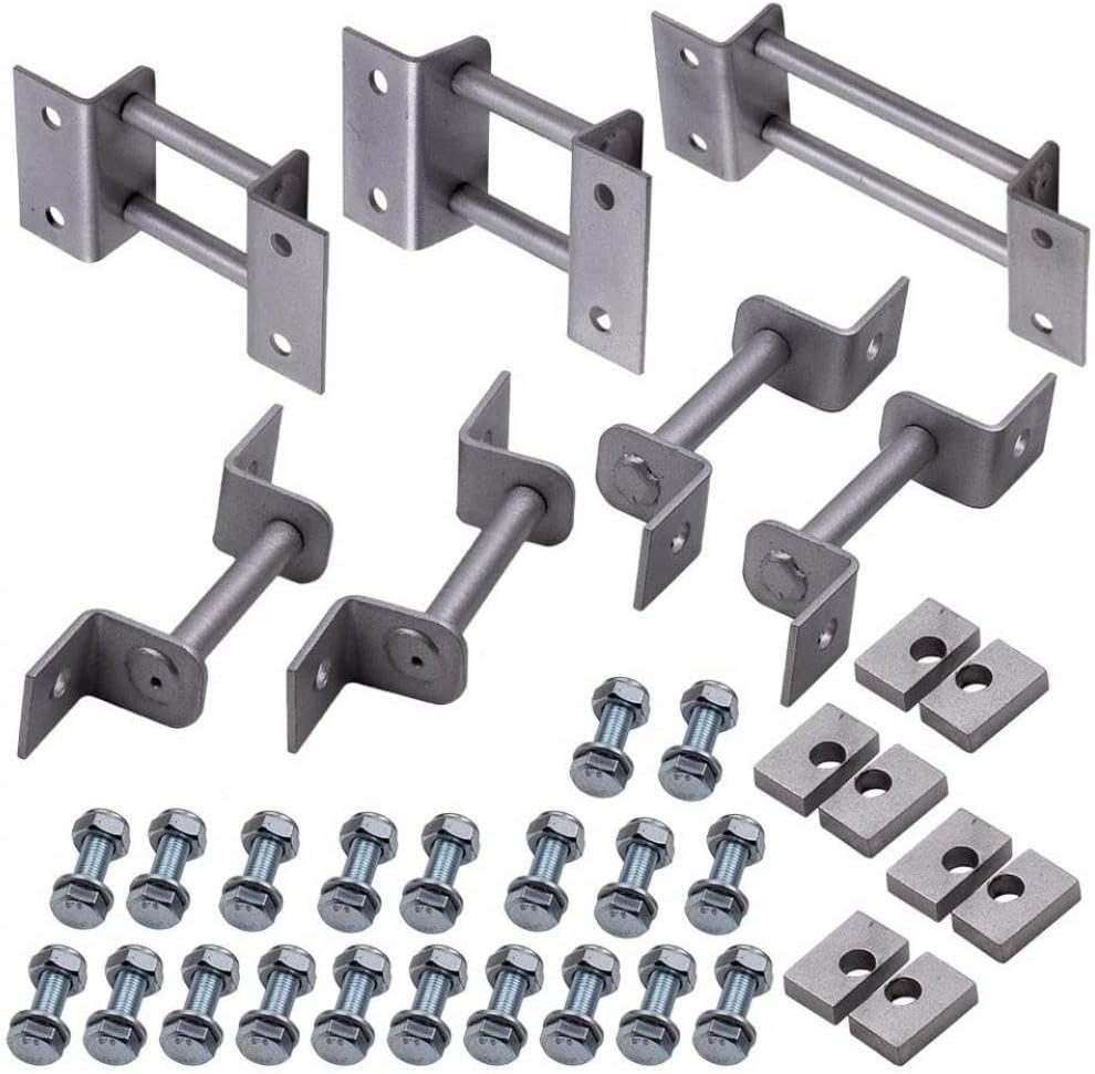 Seat Bracket Strikers And Bolts Kit Third Row Replacement Compatible With 2000 To 2014 Tahoe Models