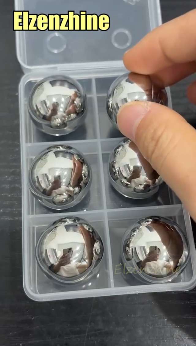 6 Esferas de Hielo de Acero Inoxidable Reutilizables miniatura 7