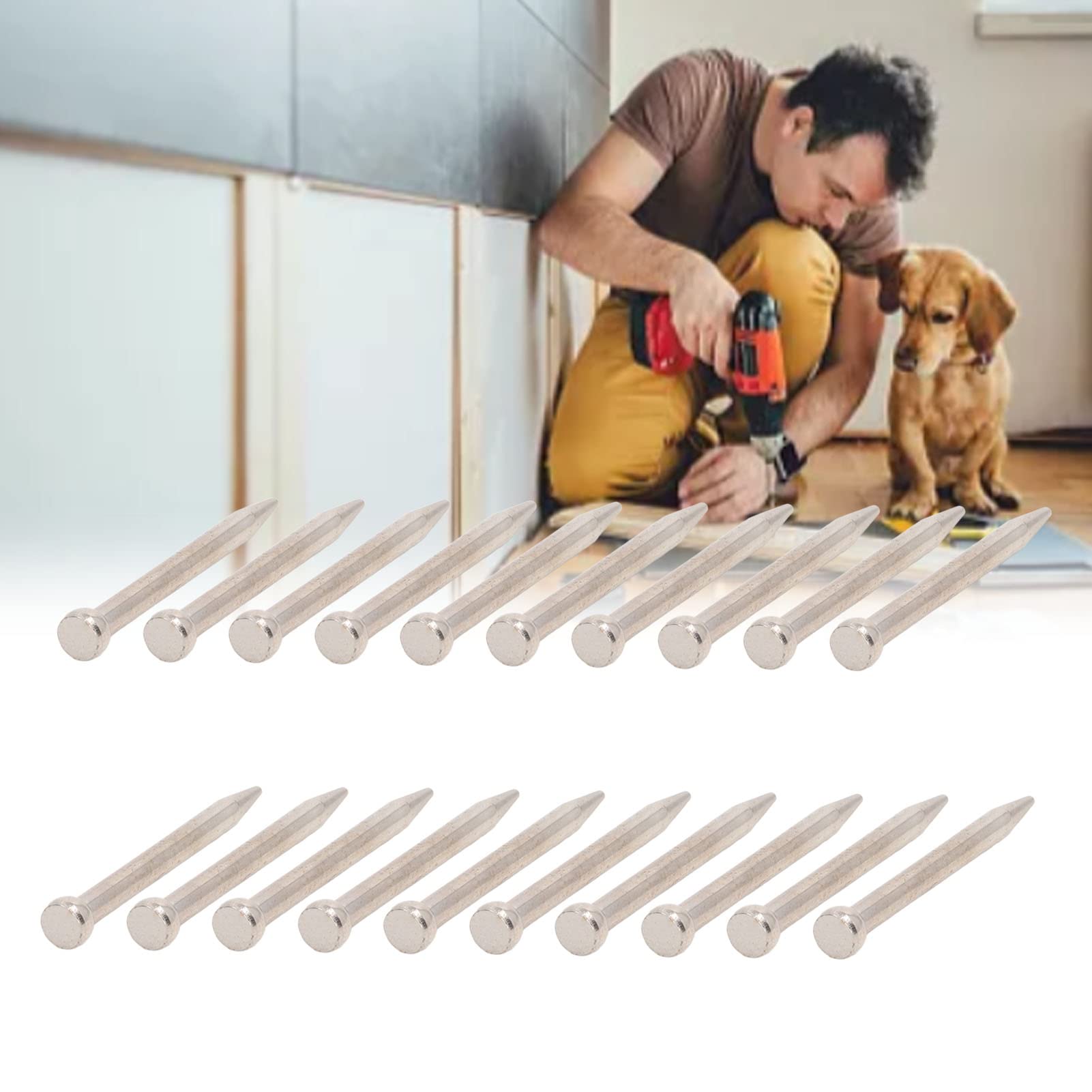 Okuyonic Center Punch Replacement Bit, Easy to Install Good Stability Center Drilling Heads Alloy Steel for Woodworking for Industrial Processing, Replacement Tips(4mm Diameter)