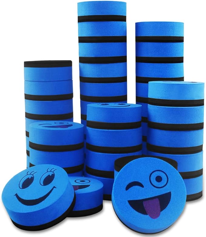 Heqishun 40 Pack Whiteboard Erasers Dry Eraser