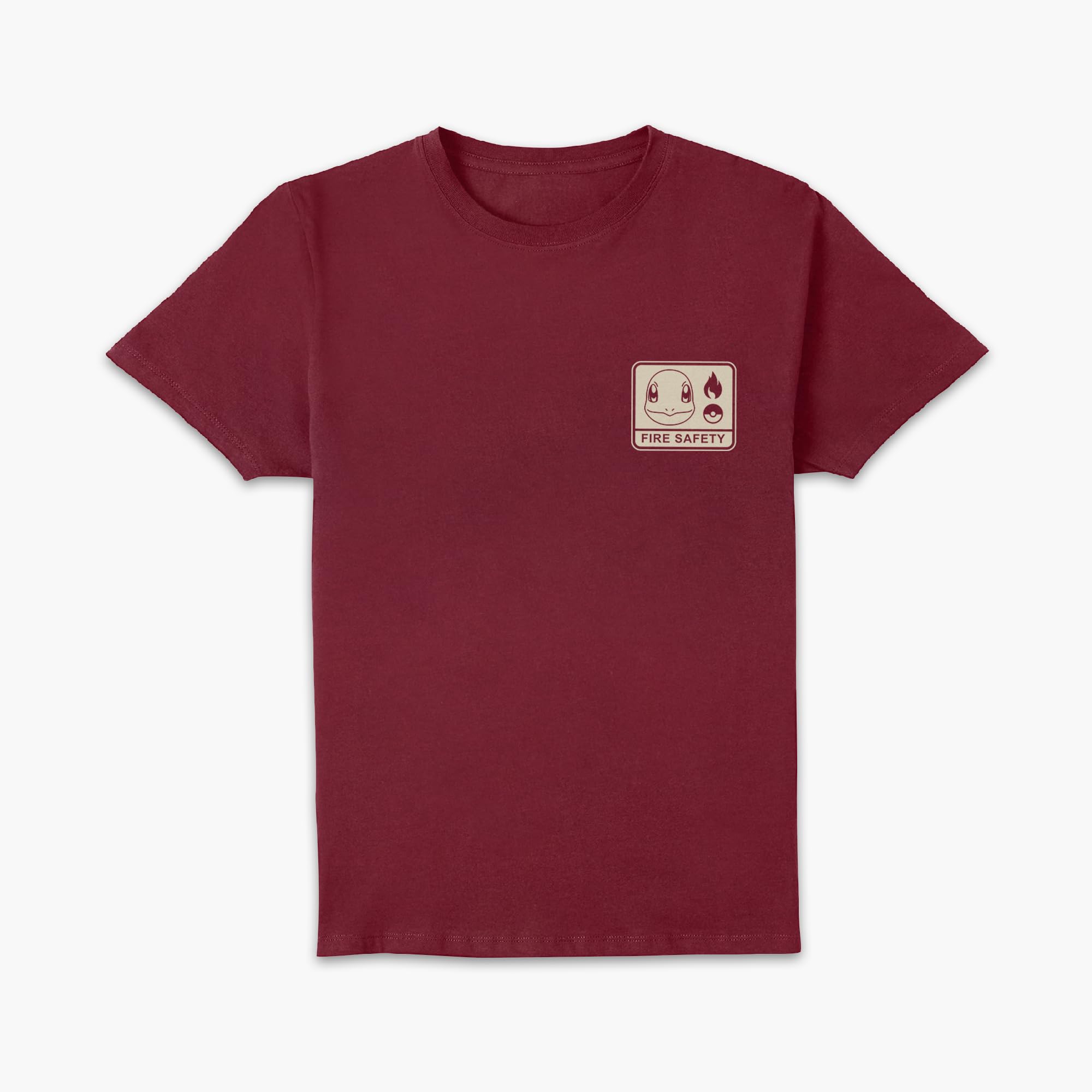 Zavvi Pokémon Woodland Fire Safety Unisex T-Shirt - Burgundy XL