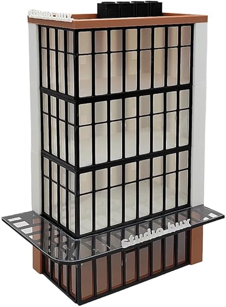 Amazon _ Outland Models 鉄道模型風景 モダンな4階建てオフィスビル「スタジオハックス」 1_87 HO ゲージ _ プラモデル 通販