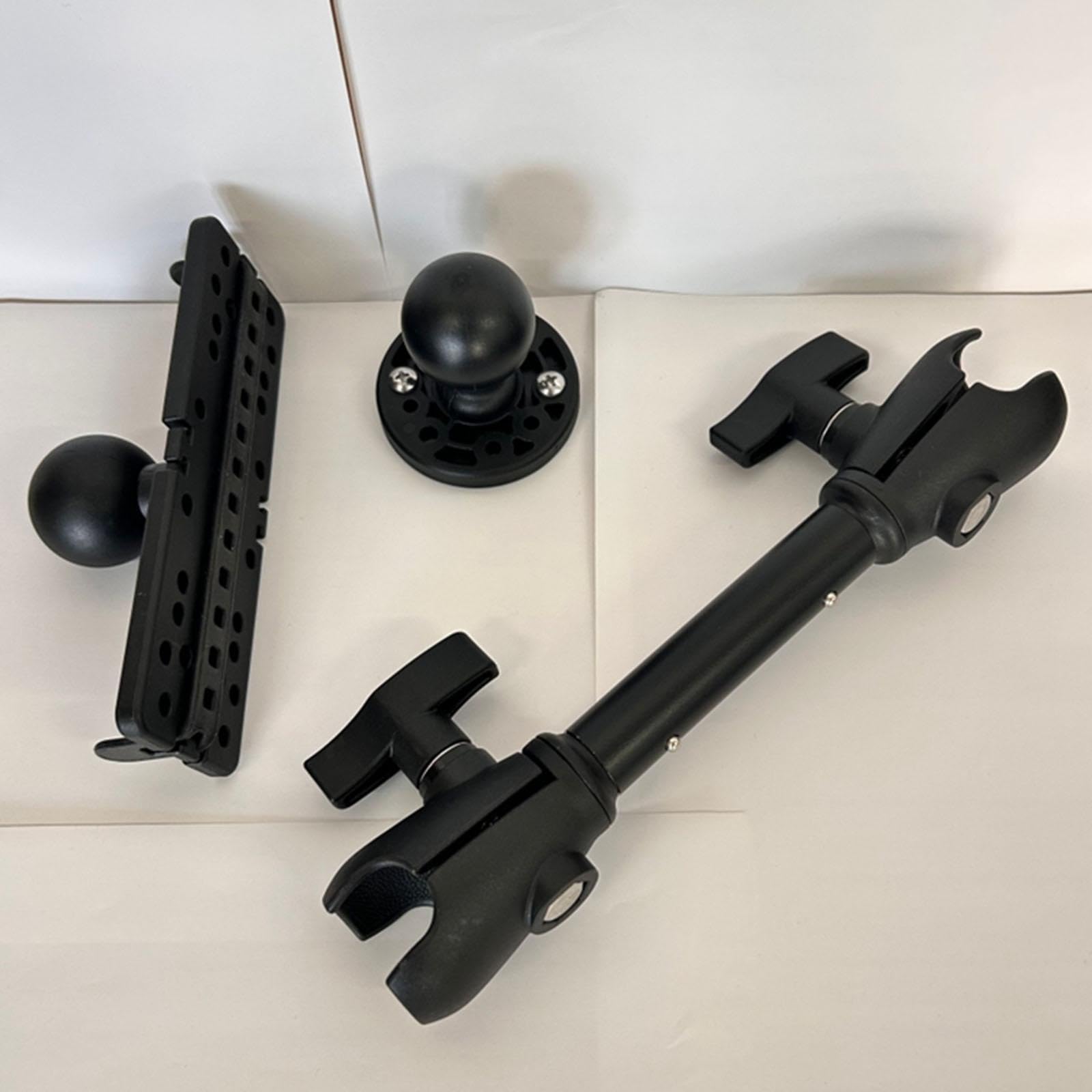 Oshhni Support pour Sondeur de Pêche, Support pour Écran de Sondeur de Bateau, Rotation 360°, Base Ronde en Nylon Résistant, Fixation par Vis, pour Usage Marin, Kayak et Pêche