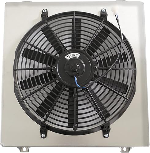 Cubierta de aluminio 16 "ventilador para 60-66 Chevy K10 C10 C20 C30 Pickup Suburban Radiador