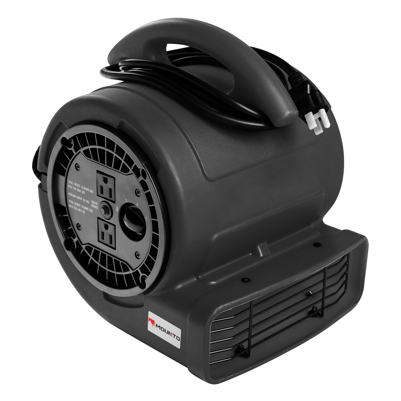 DR MADOMER ① Amazon.com: MOUNTO 1/5hp Air Mover 800cfm Blower Fan Carpet Floor