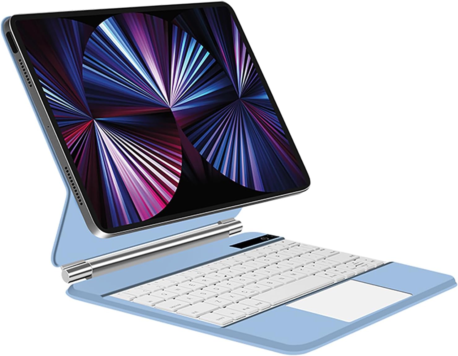 Stylish Magic Keyboard Case for iPad Air 5th Generation with Floating Magnetic Stand for iPad Pro 11 inch 4th Generation 3rd 2nd 1st Gen, iPad Air 10.9 inch 5th 4th Gen Magic Case, Blue