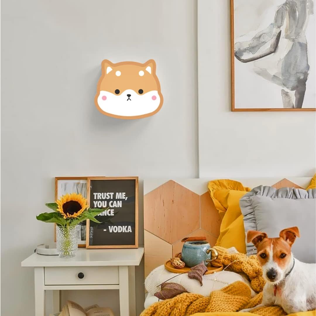 Cute Cartoon Children's Room Wall Lamp, Bedside Lamp, Creative LED Wall Lighting for Boys, Girls, Bedroom, Living Room, Stairway, Corridors, Indoor, Warm White, Small, White, Red, Black