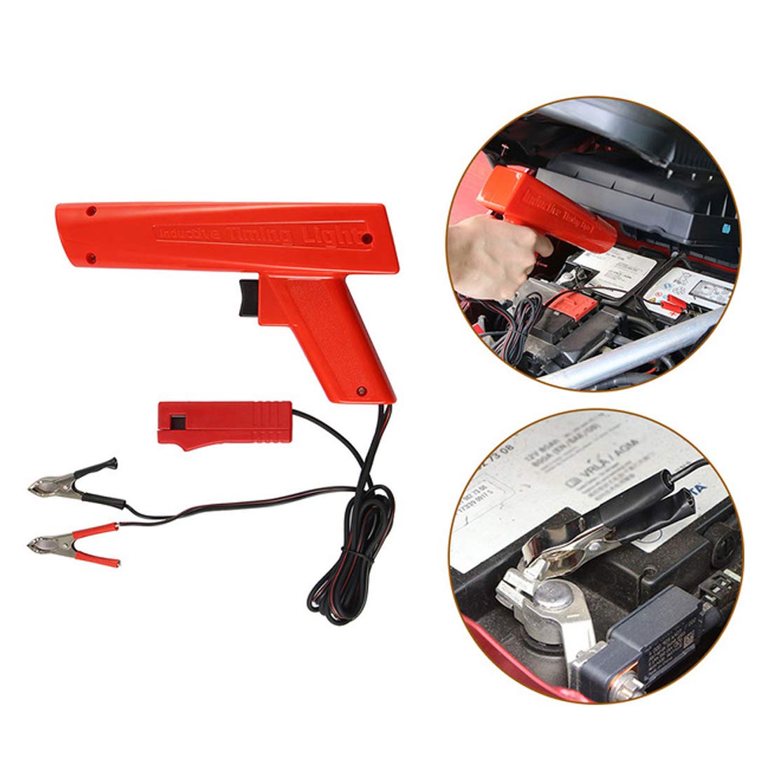 12 V a pistola accensione Timing luce stroboscopica lampada allo xeno induttivo motore a benzina Xenon lampadina di controllo di accensione Timing su Automotive per motore