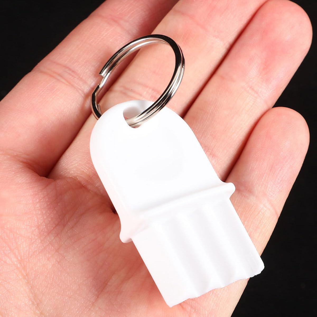 VALICLUD Universal Toilet Paper Dispenser Keys with Key Rings Commercial Paper Towel Dispenser Replacement Set of 10 Plastic Sturdy Tool for Bathroom Maintenance