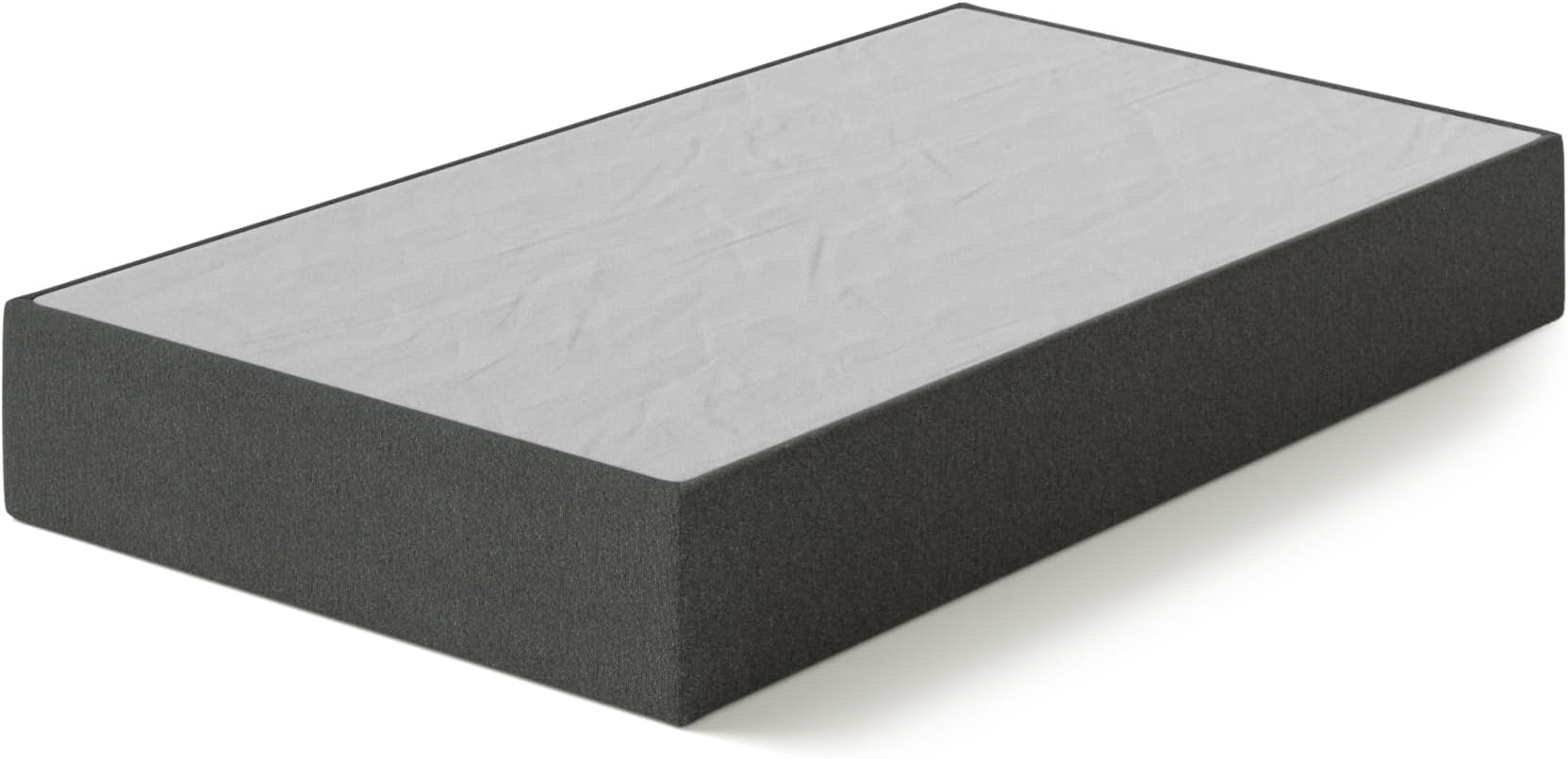 9 Inch Twin WonderBox(TM) Smart Box Spring, Quick Assembly Mattress Foundation, Durable Metal Frame, Grey