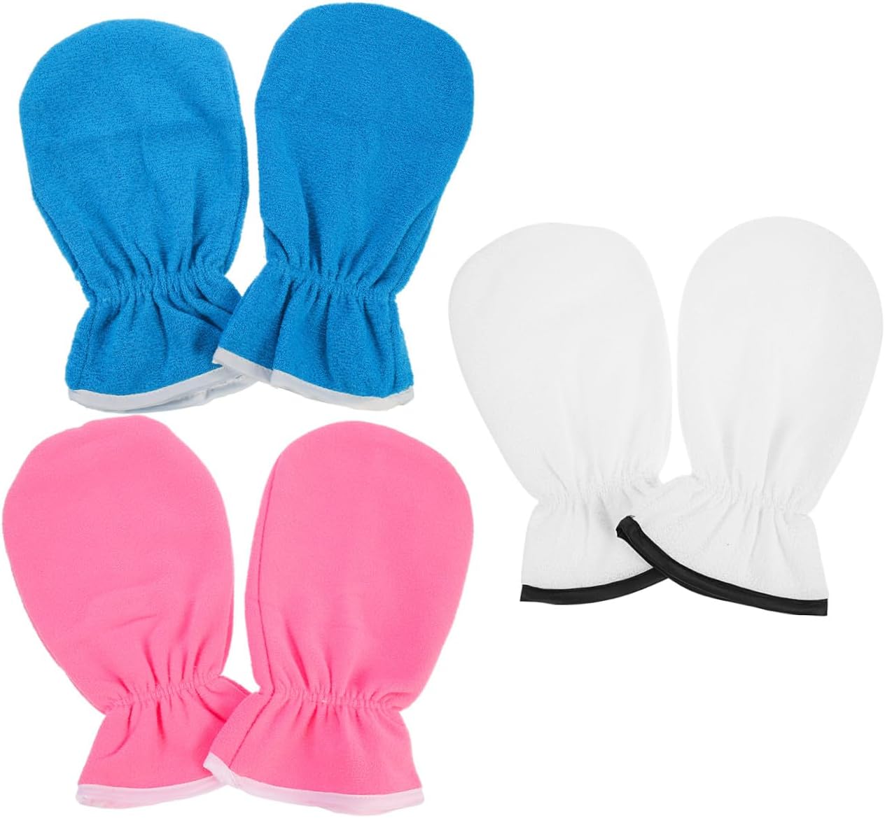STOBAZA 3 Pairs Hand Spa Mittens Moisturizing Paraffin Wax Gloves Essential Oil for Supple Hand Care for Dry Skin Treatment at Home