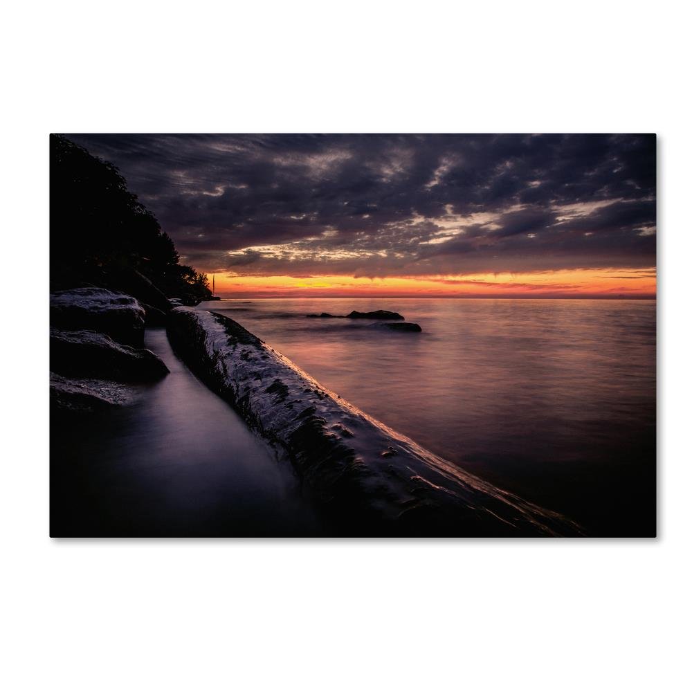 Vermilion Sunset by Jason Shaffer, 12x19-Inch Canvas Wall Art