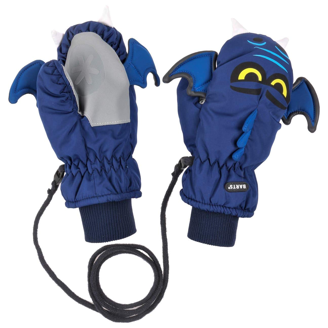 Barts Unisex Kids Bleu Children's Nylon Ski Mittens 3D