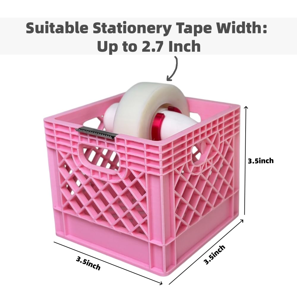 Amazon.com : Mini Milk Crate Tape Dispenser - Cute Desk