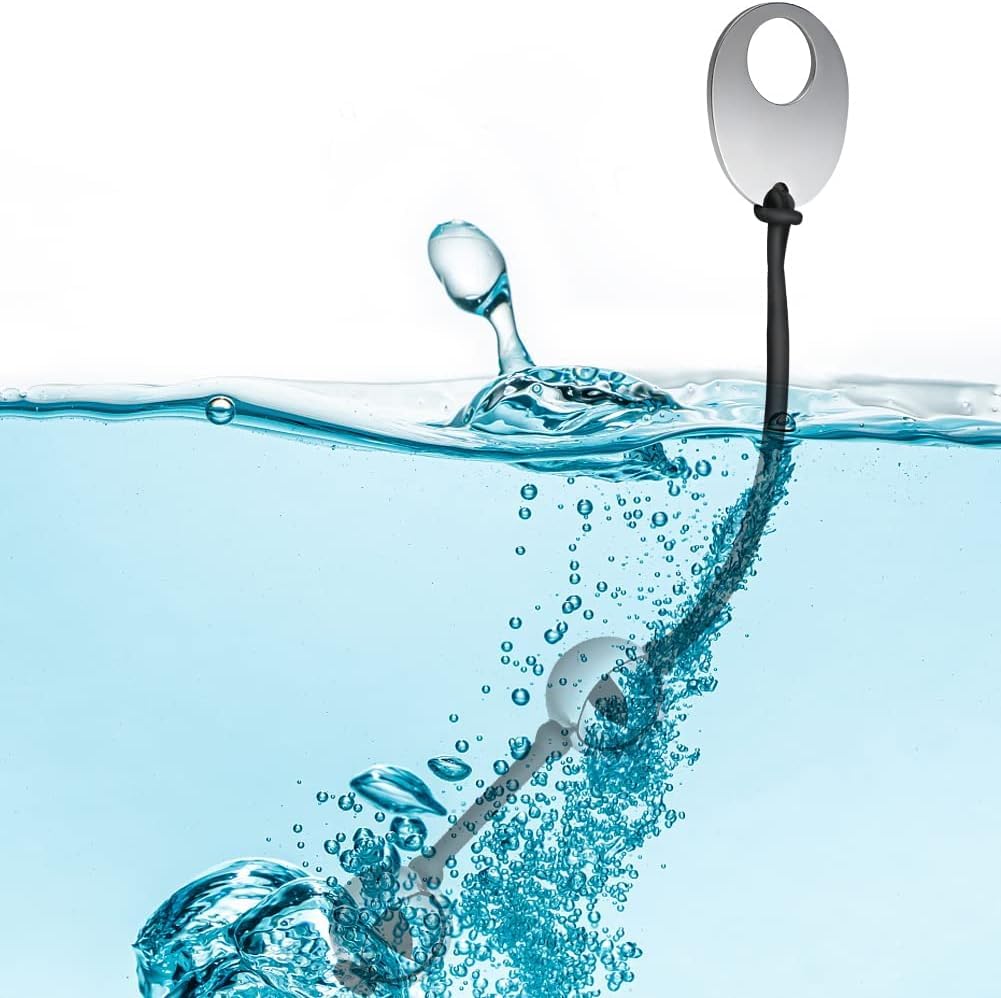 Perline con sfere in acciaio inox e catena di cinturino in silicone sicuro O per uomini donne Massaggiatore Spot Trainer Palle di piacere
