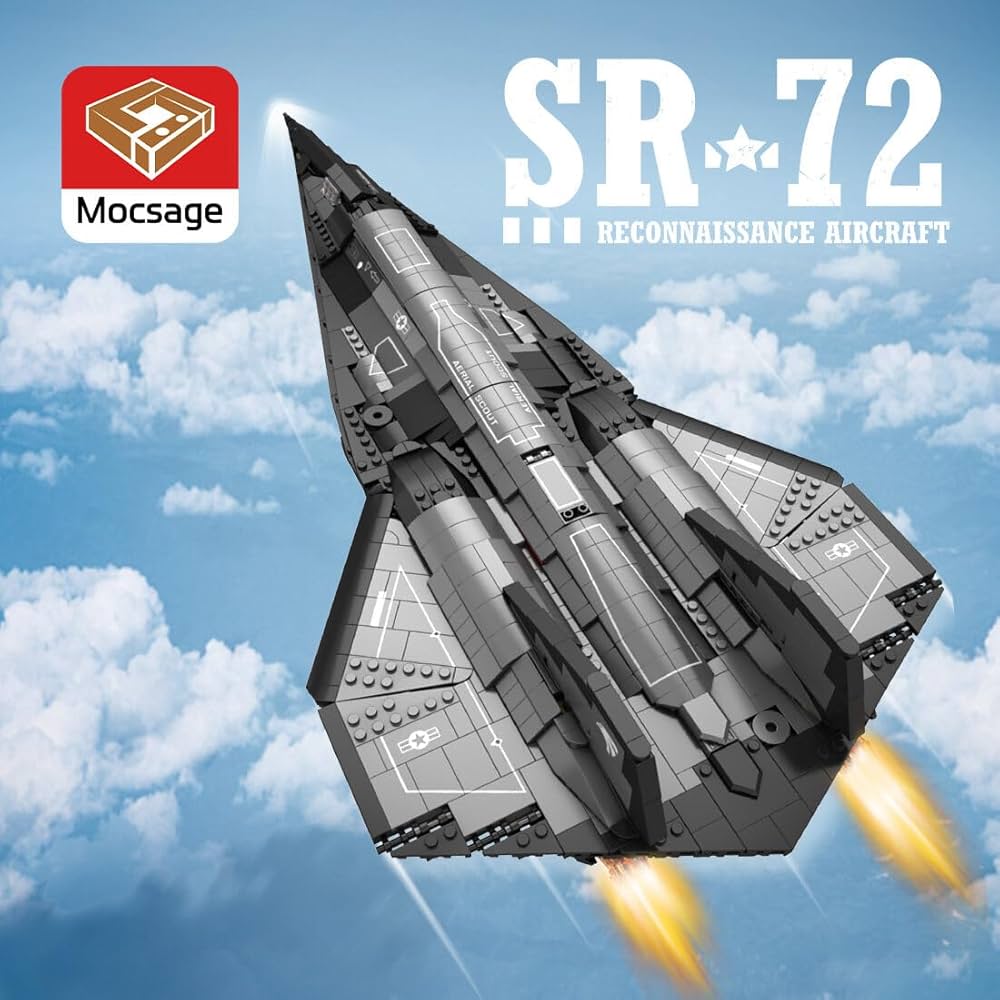 Amazon | Aetheria Darkstar SR-72 戦闘機 UAV ブリックセット 1