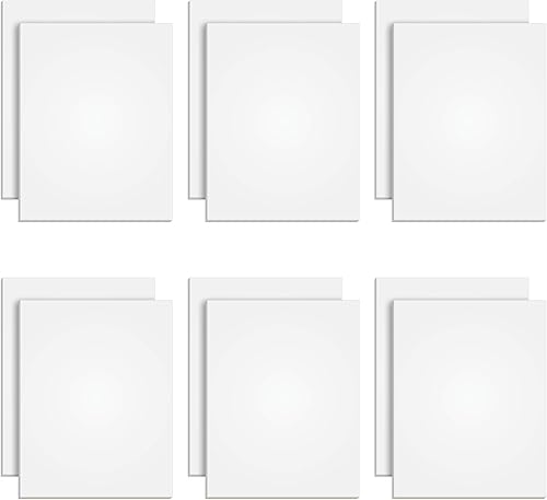 TOPS The Legal Pad Plus Bloc de escritura, pegamento superior, 8-12 x 11 pulgadas, blanco, 50 hojas, paquete de 12 (71520), blanco