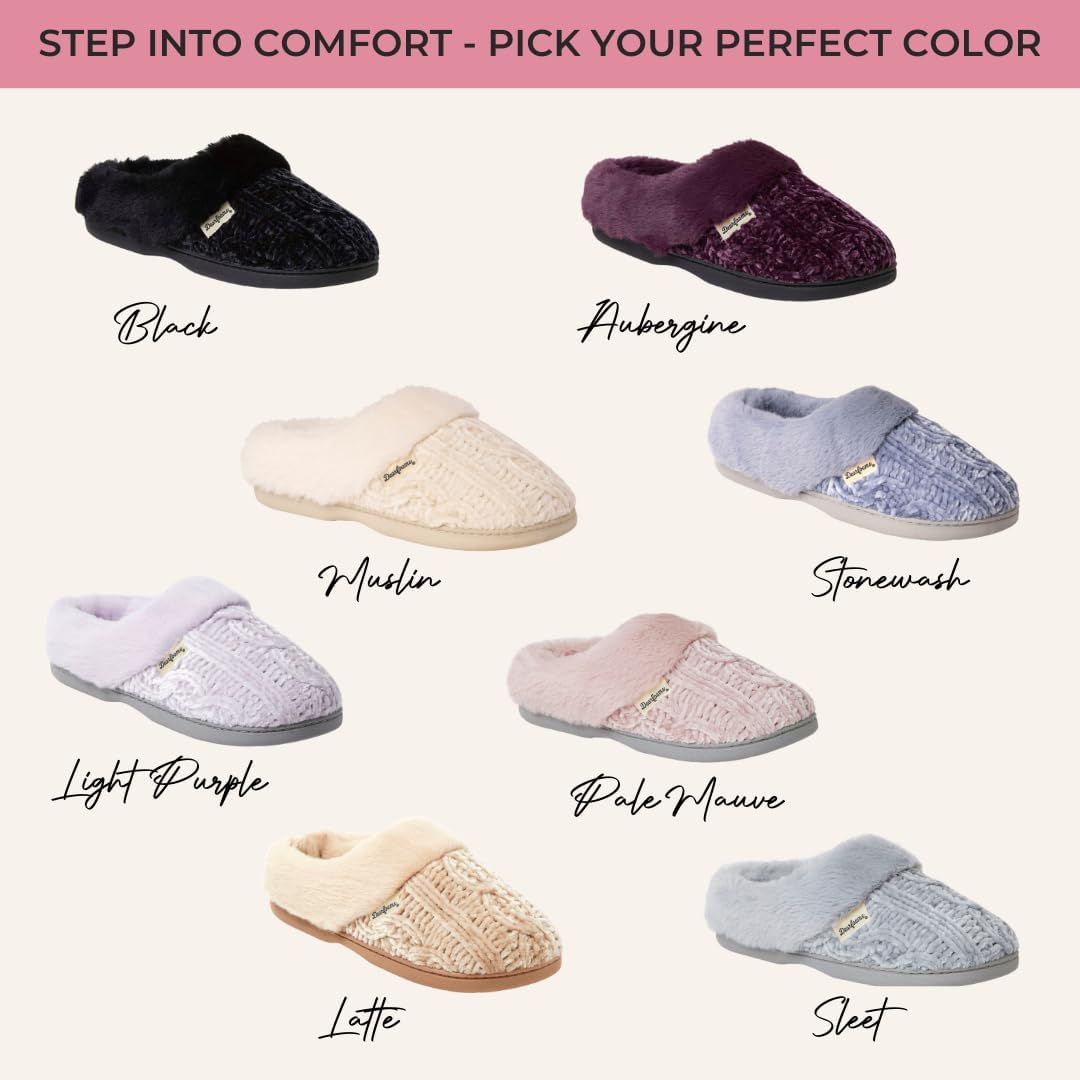 Dearfoams Women's Claire Textured Knit Clog Slipper - Image 2