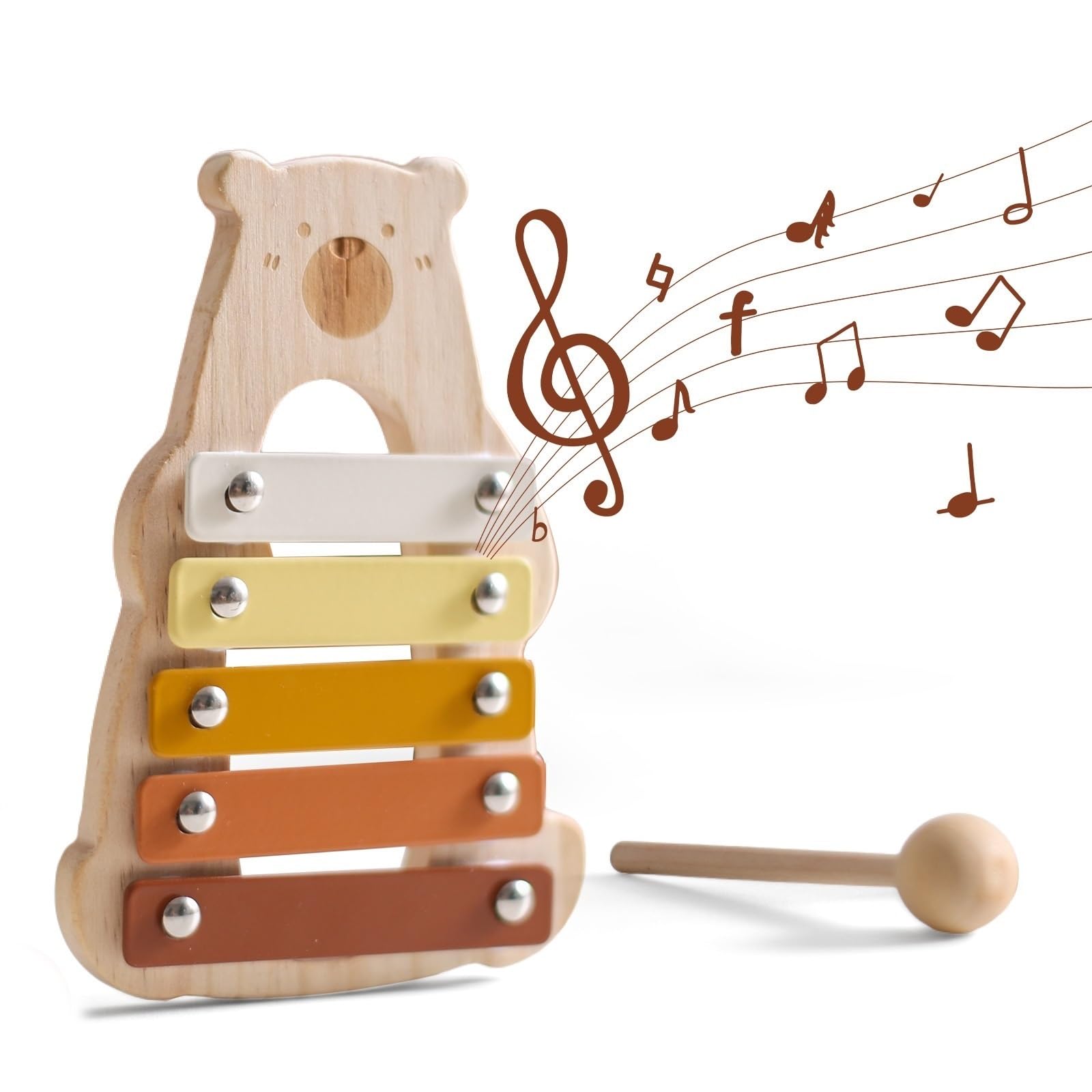 Xylophone Xylophone 5 Tons Pour Débutants Un Instrument De Percussion En Bois Avec Un Beau Son