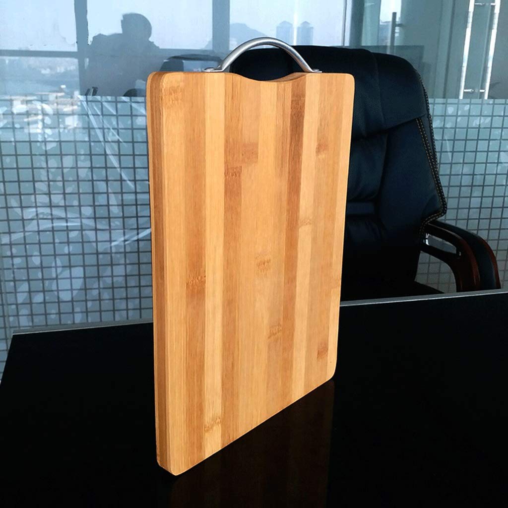 Tabla de Cortar de bambú Natural para Cocina y hogar, Rectangular, con asa, para Carne y Verduras. Los Mejores Accesorios de Cocina.