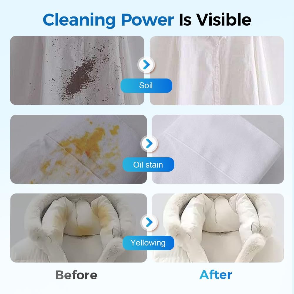 2026 New 500ml Clothing Emulsifier Stain Remover, Clothing Emulsifier Deep Stain Remover, Cleaning Agent Active Enzyme Laundry for Grease, Oil, Food on Clothes & Shoes (1)