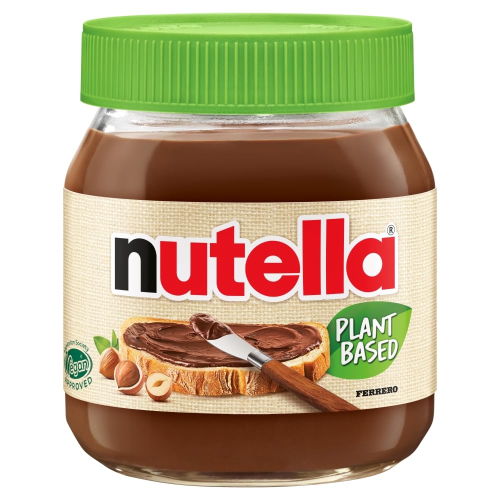 Nutella Plant-Based Hazelnut Cocoa Spread 350g By Cougar | Vegan Approved Chocolate Spread | Dairy-Free & Vegetarian Friendly | Smooth Creamy Texture | Perfect for Toast, Baking, Desserts & Breakfast Treats (Imported-ITALY)-image-47