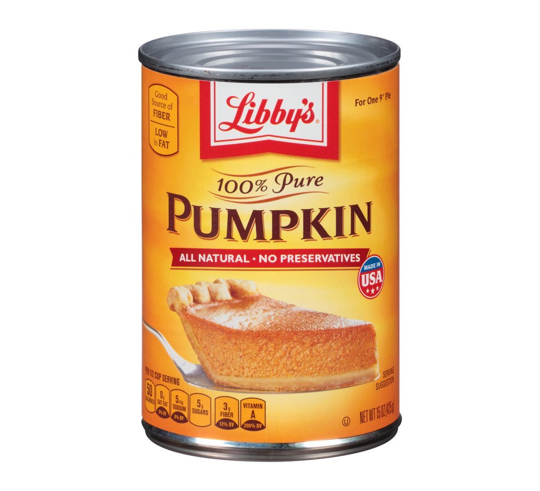 Libby's 100% Pure Pumpkin Pie Filling 425g (Pack of 4)