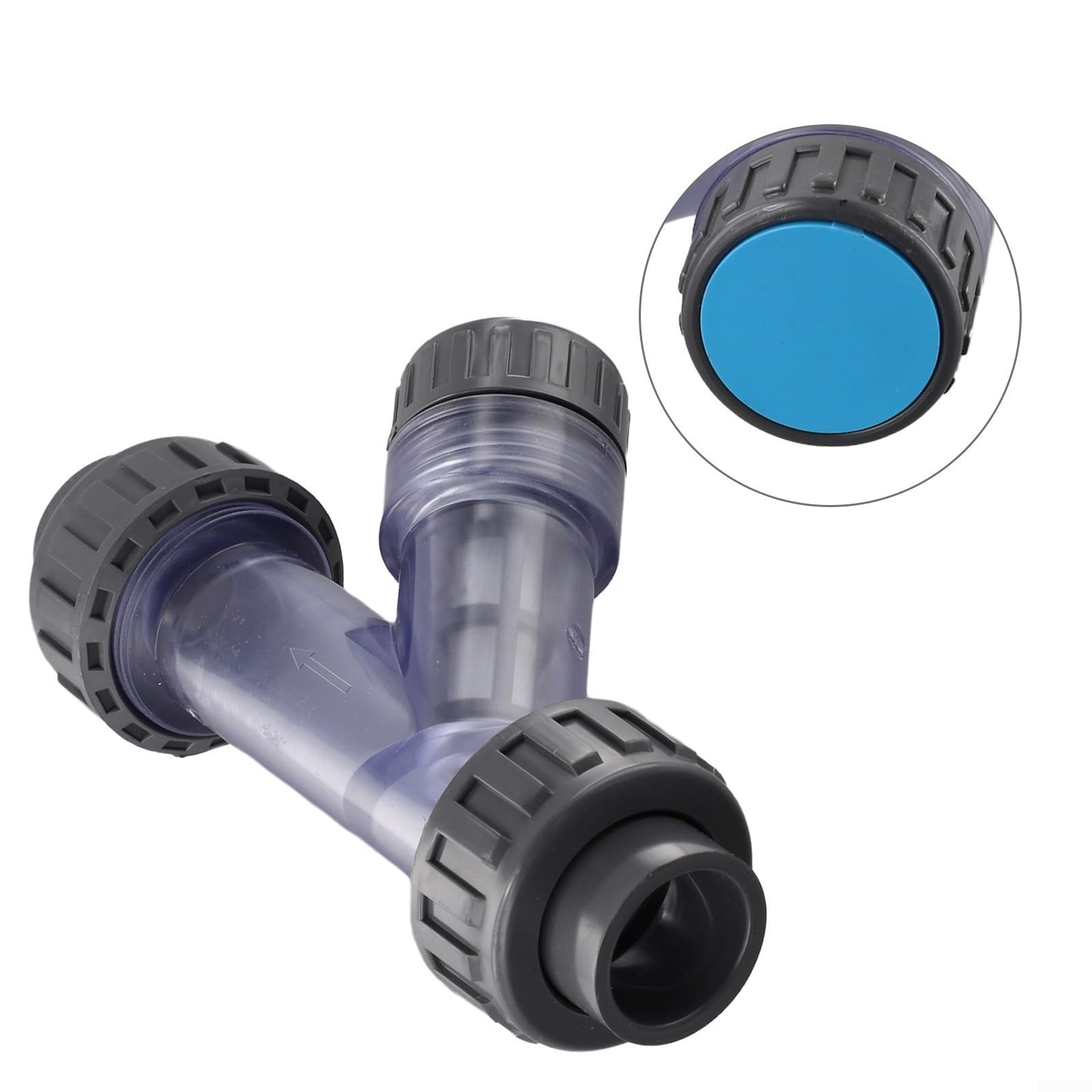 Ce filtre transparent en forme de Y en PVC efficacement conçu offre une filtration pour vos besoins en eau (diamètre intérieur 50 mm)