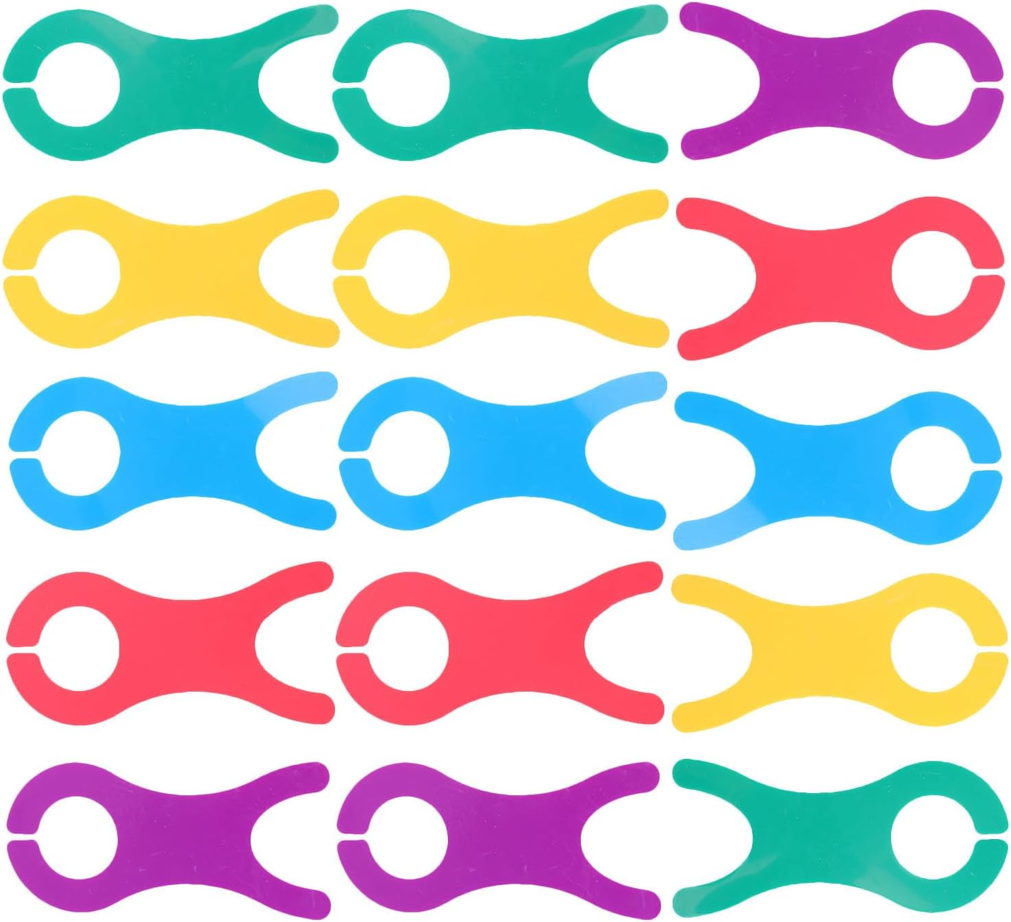 Plastic Fish Shaped Yarn Winding Board 30pcs for Knitting Crafts
