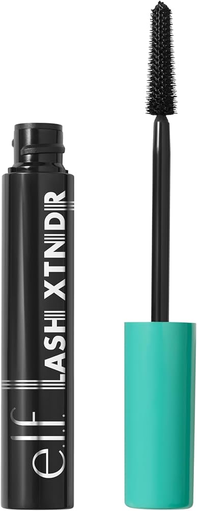 e.l.f. Lash XTNDR Mascara, Pitch Black | Made With Tubing Technology For The Look Of Lash Extensions, Clump & Flake Free, Vegan & Cruelty-Free