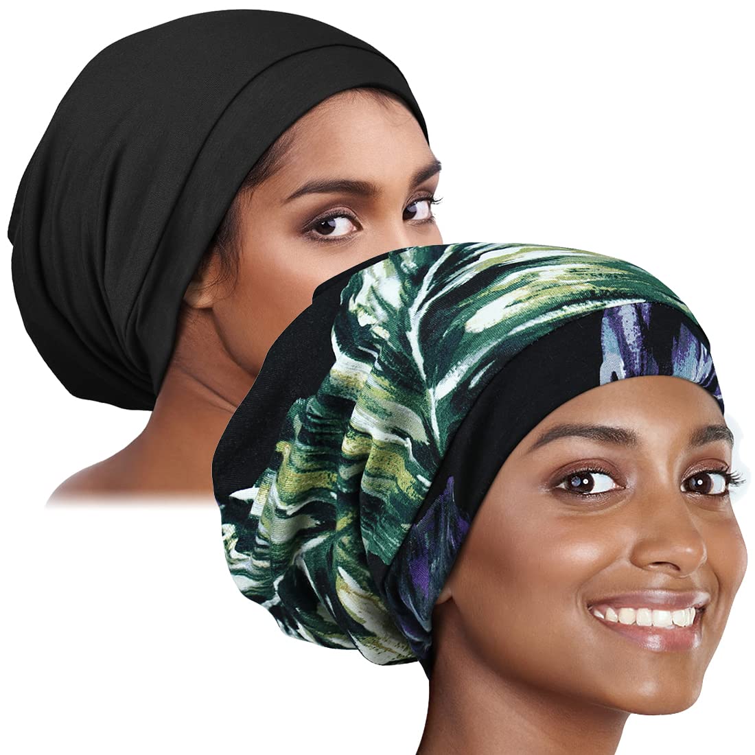 Sleep Cap Anti Frizz for Long Hair Curly Hair Straight Hair Dreads Short Hair White Hair Afro Hair Thin Hair