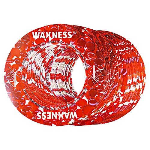 Waxness Waxing Multi-Fit Protection Collars 50 Pack Red Fits Most 14 To 16 Ounces Tins And Pots #TOP18