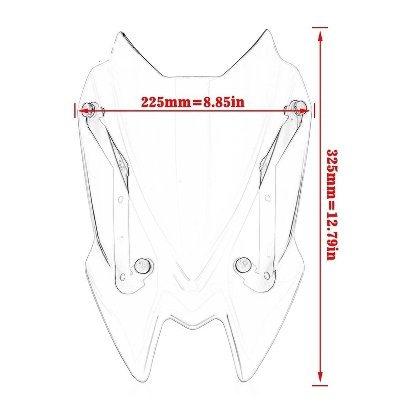 Pasuje Do Kawasaki, Z650 2020, 2021, 2022, 2023, 2024, 2025, Przednia Szyba, Deflektory Osłona przeciwsłoneczna Deflektor