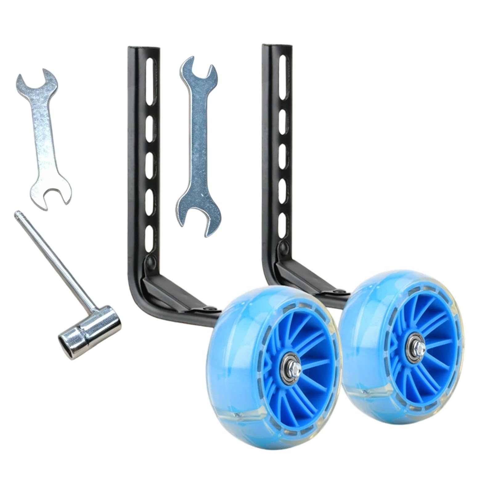 DRTLPMB Training Wheel Heavy Type Alloys Frame for Children, Blue