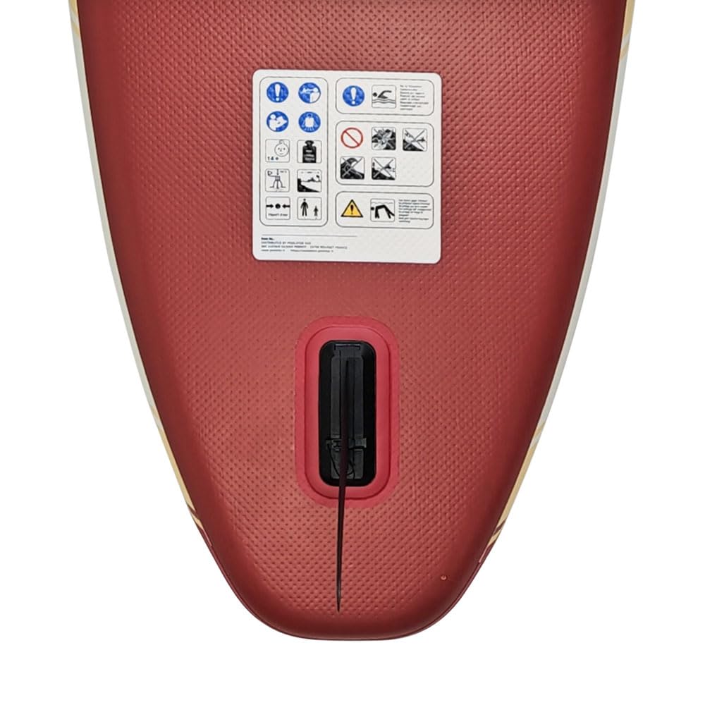 Skiffo Ride Lava 11' – Kayak Hinchable 2 en 1 Completo, 335 x 86 x 15 cm, máx. 160 kg, Estable y versátil, diseño único