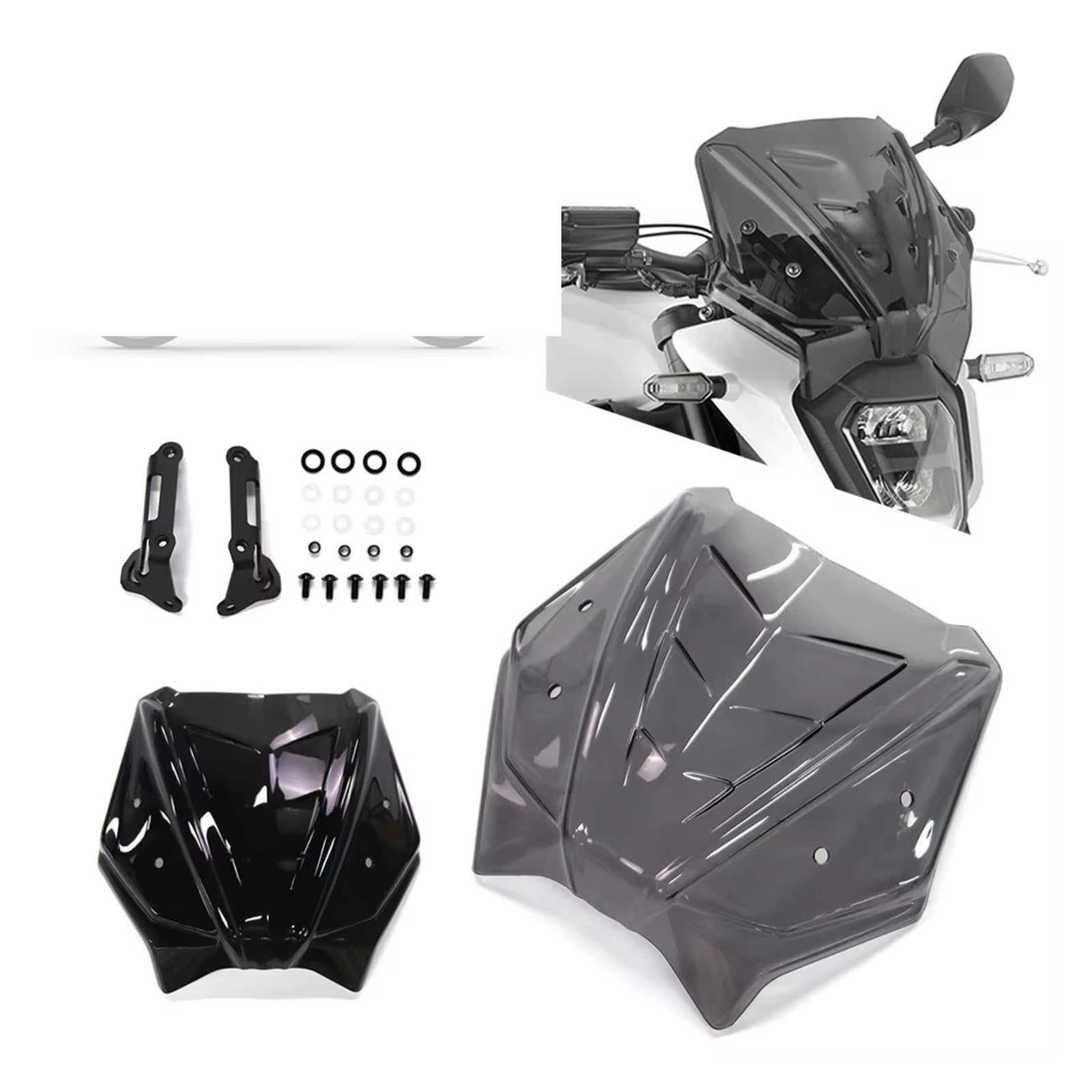 Compatible Avec Cb500 Pour Hornet 2024 2025 Cb 500 Moto Sport Touring Pare-brise Visière Déflecteur De Accessoires