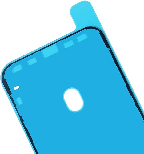 Miniatura 5 de D-FLIFE 3 tiras adhesivas de repuesto para pantalla LCD de 6.1 pulgadas, marco de carcasa frontal, impermeables, precortadas (para iPhone XR, negro)