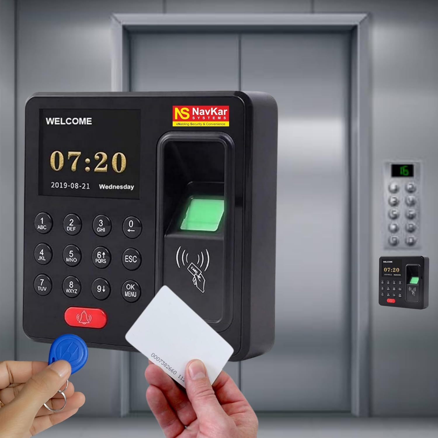 E86 Fingerprint Lift Access Control | Biometric + RFID Card Elevator Entry System | 12V DC | 500 User Capacity for Homes,Offices & Buildings-picture-31