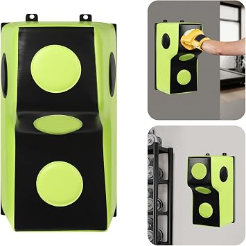 Wall Mount Punching Bag, Wall Punching Pad for Adults, Boxing Wall Punching Pad up to 881.85 Lbs, Space-Saving Boxing Training Equipment for Hooks, Wall Mounted Uppercut Boxing Bag