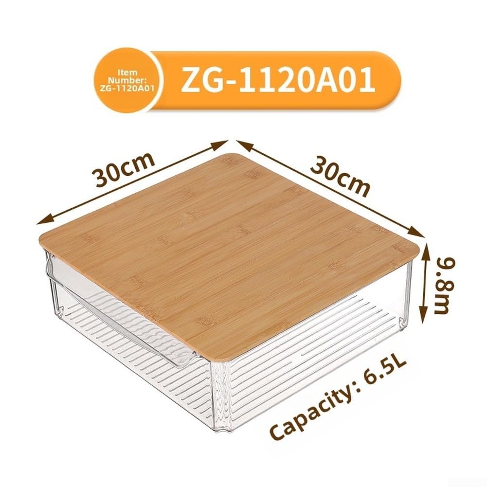 Organizadora Nevera PET Transparente Apilable Organizadora(Fourteen-piece set)